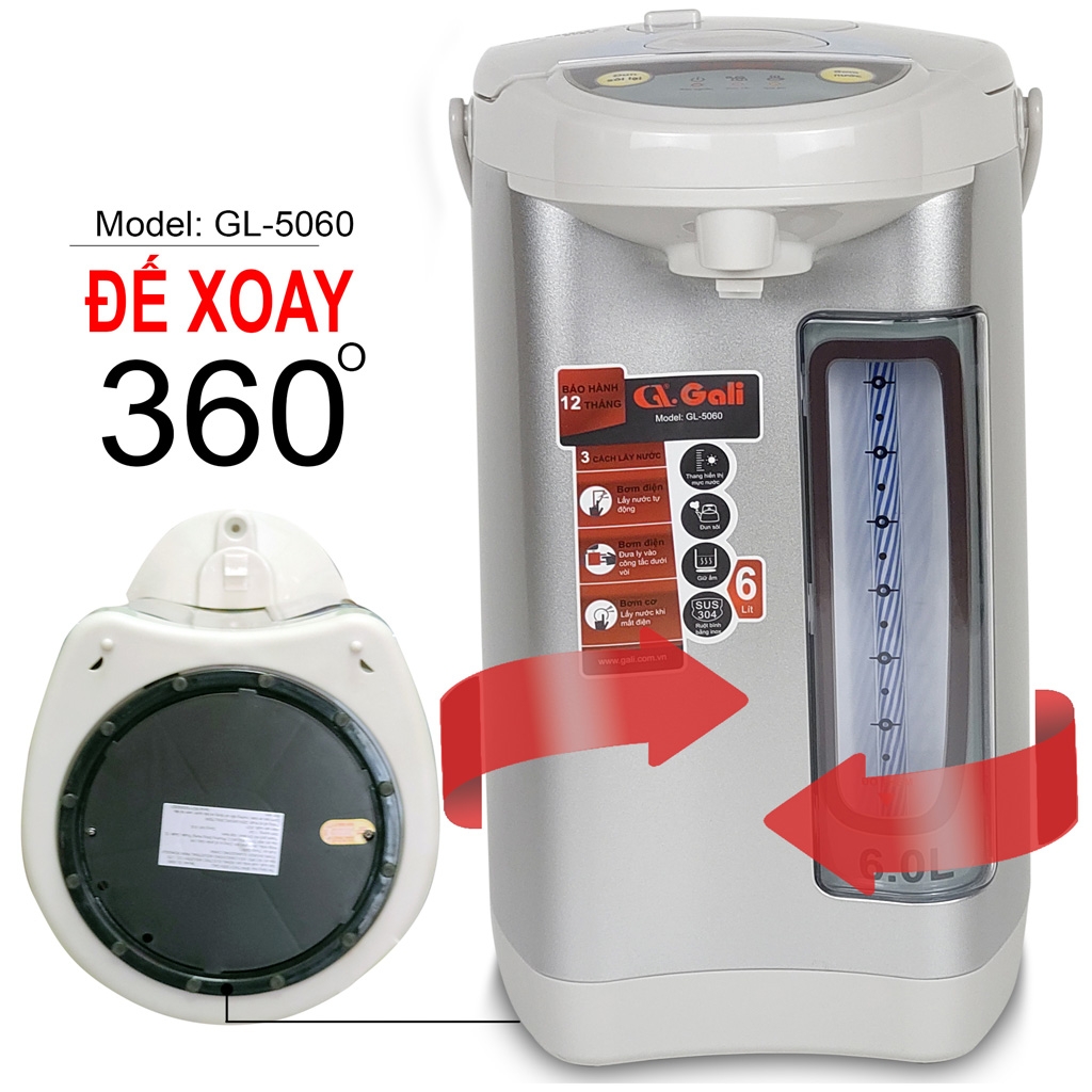 Bình thủy điện 5060 - 6 lít