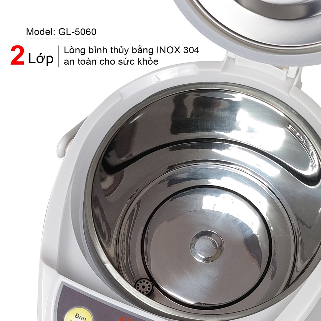 Bình thủy điện 5060 - 6 lít