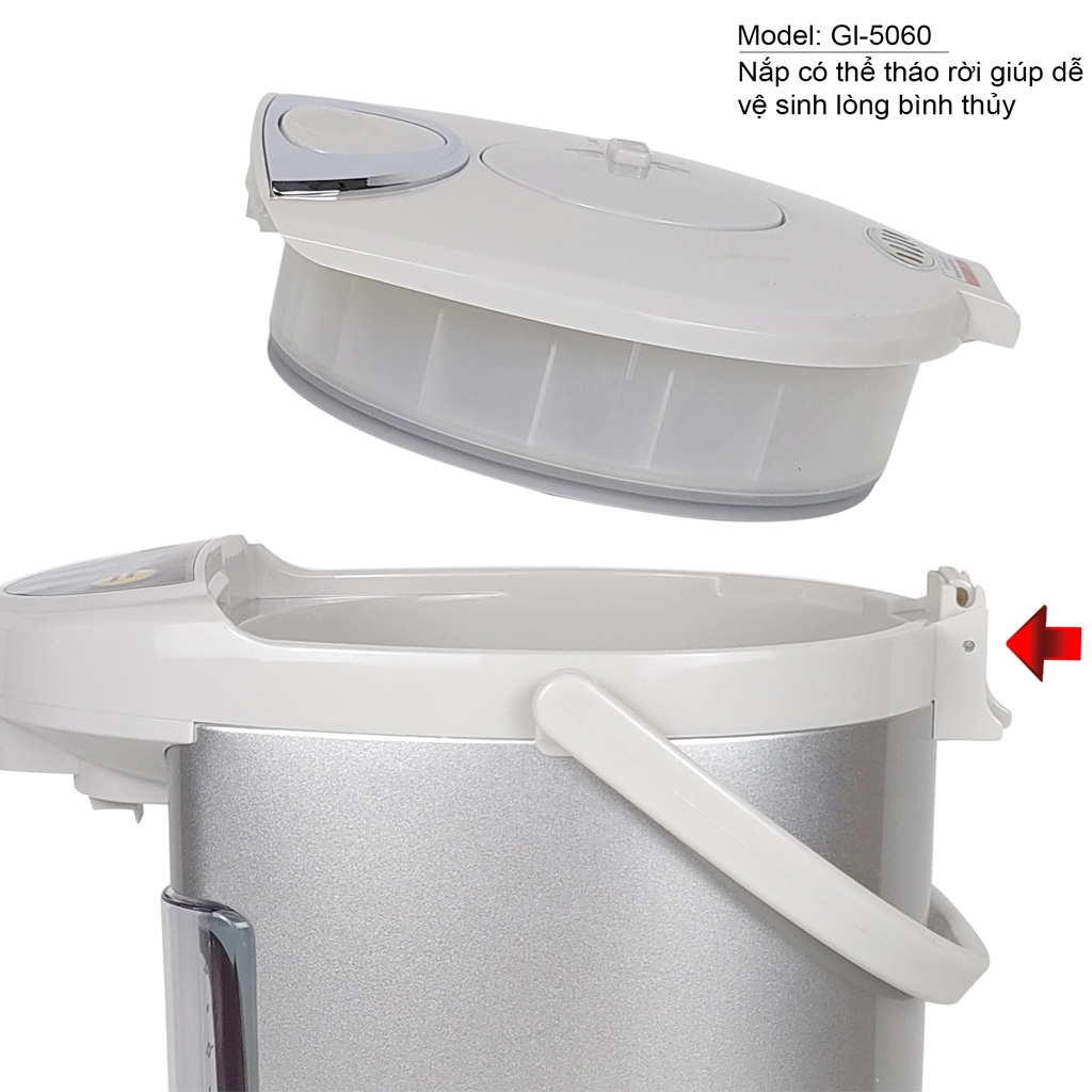 Bình thủy điện 5060 - 6 lít