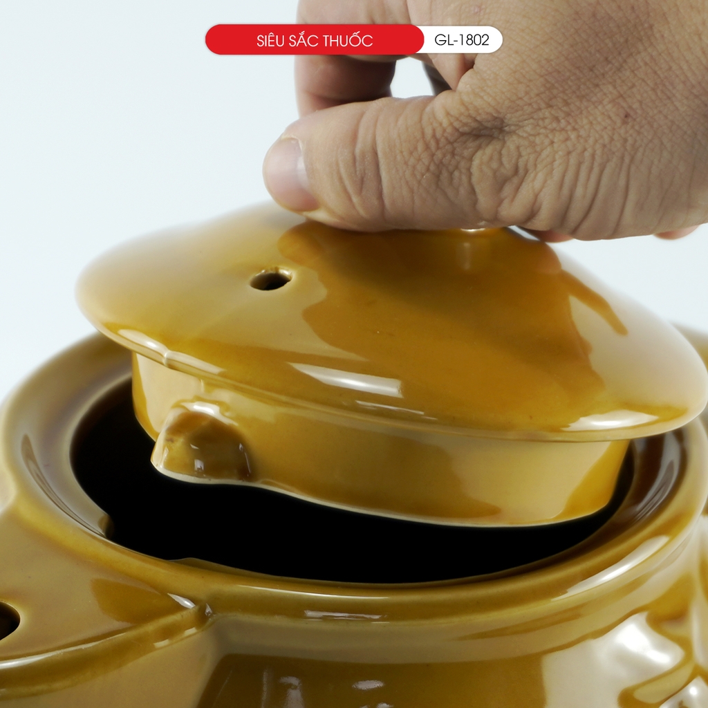 Siêu sắc thuốc 1802 - 3.3 Lít - Bảo hành 2 năm