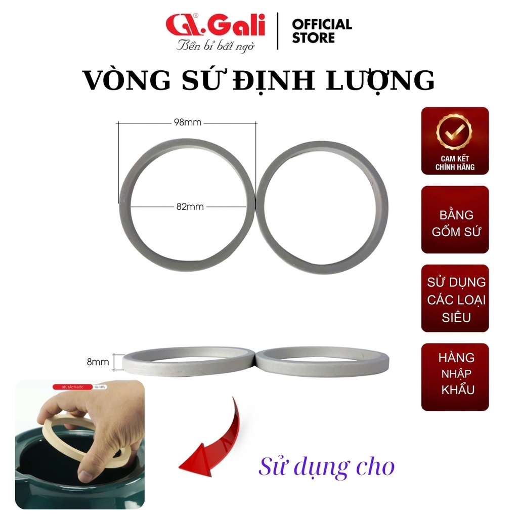 Combo 2 vòng Sứ ấm Sắc Thuốc