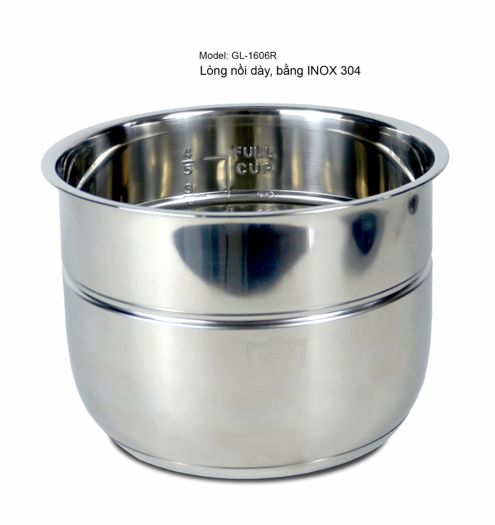 Lòng nồi áp suất INOX 1606R - 6 Lít