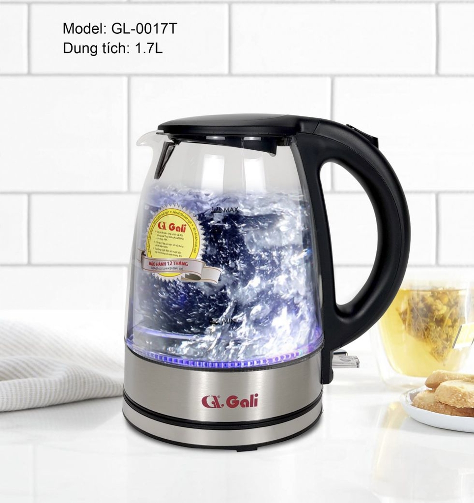 Ấm siêu tốc 0017T - 1.7 Lít - Bảo hành 1 năm