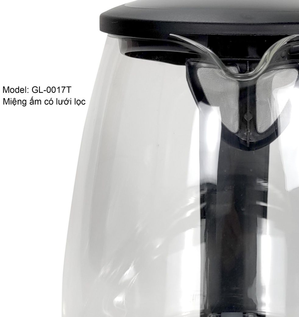 Ấm siêu tốc 0017T - 1.7 Lít - Bảo hành 1 năm