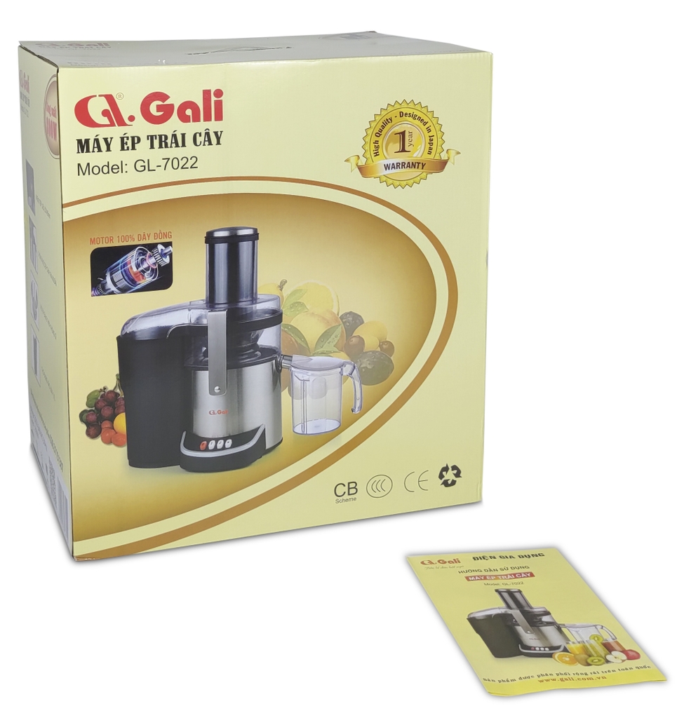 Máy ép trái cây 7022 - Công suất 800W - Bảo hành 1 năm