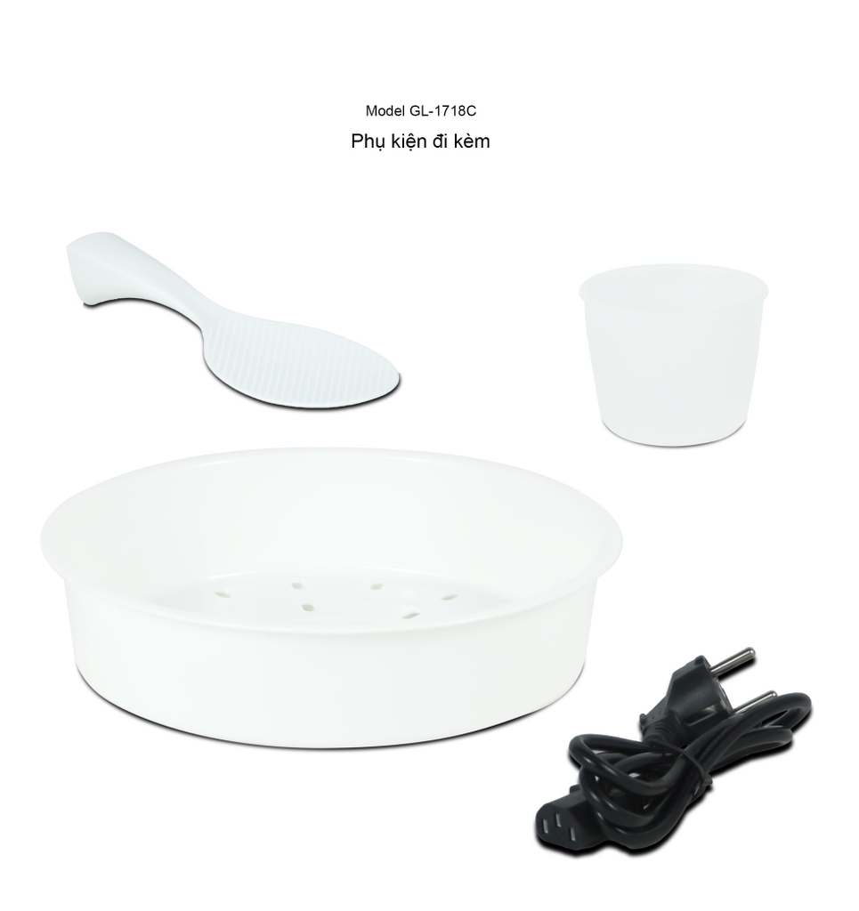 Nồi cơm điện 1718W - 1.8 Lít - Bảo hành 2 năm