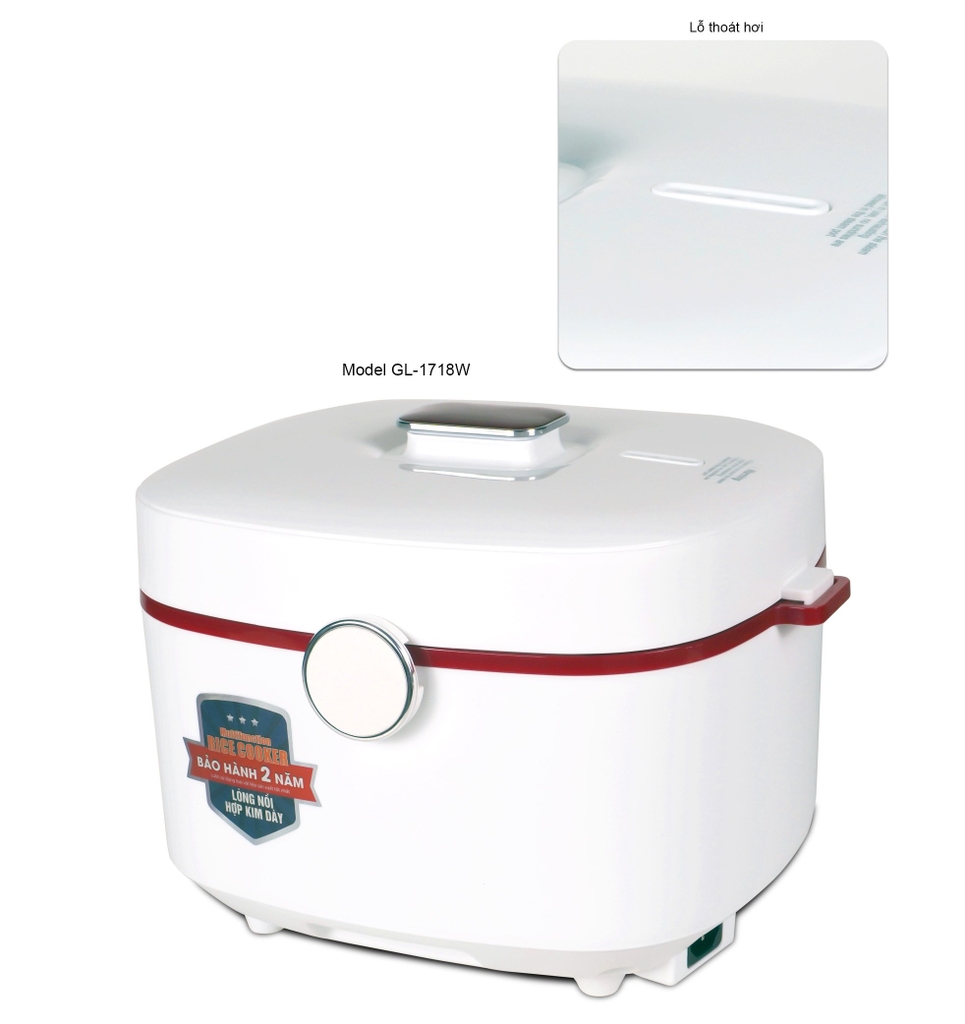 Nồi cơm điện 1718W - 1.8 Lít - Bảo hành 2 năm