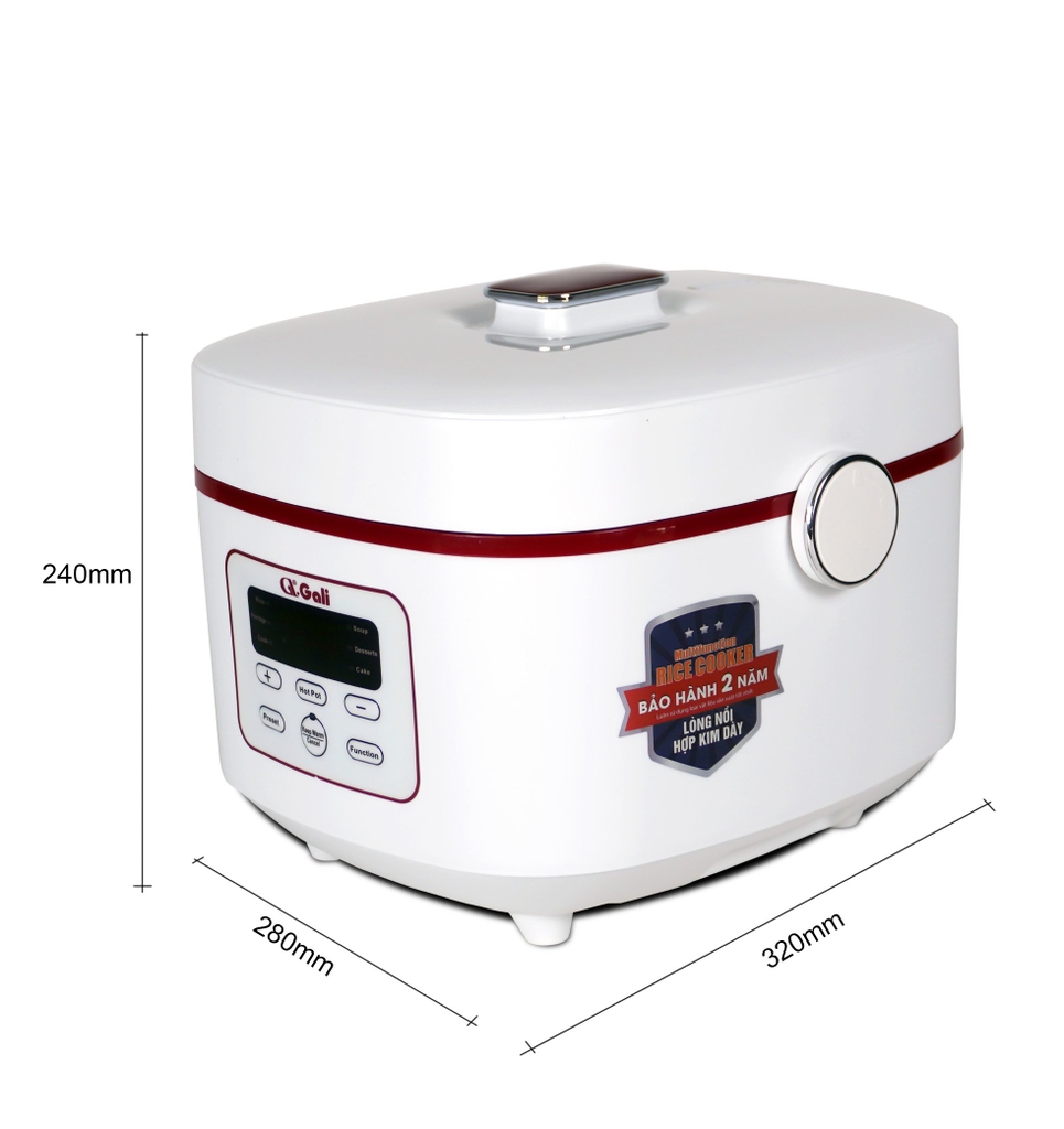 Nồi cơm điện 1718W - 1.8 Lít - Bảo hành 2 năm