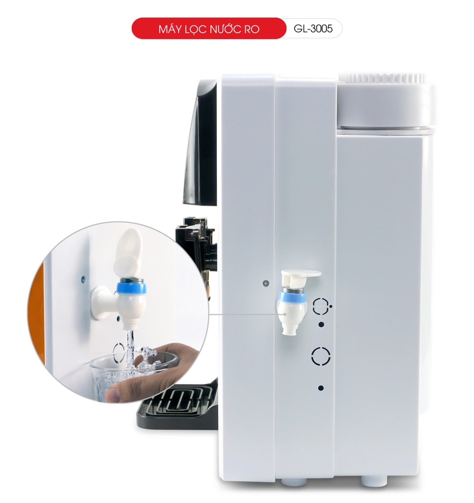 Máy lọc nước treo tường 3005 - 2 in 1 - Bảo hành 1 năm