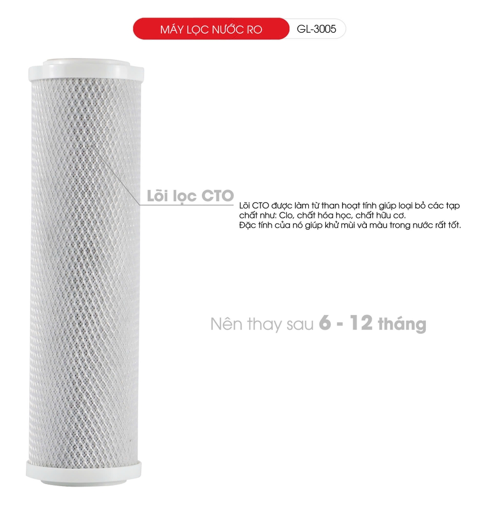 Máy lọc nước treo tường 3005 - 2 in 1 - Bảo hành 1 năm