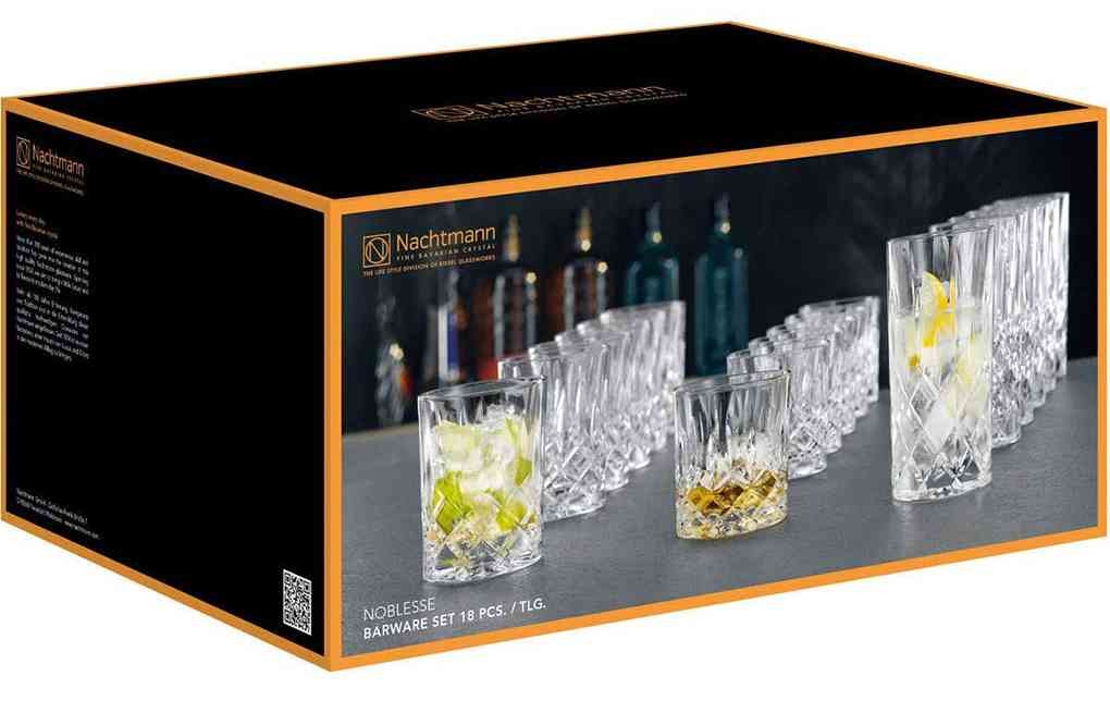 Bộ cốc pha lê Nachtmann Noblesse 18 Cốc | 101764