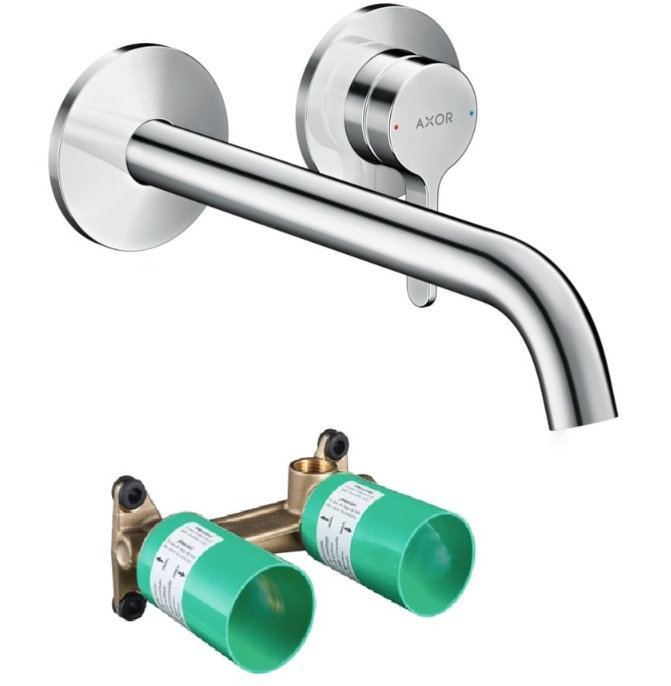 Vòi lavabo âm tường Hansgrohe Axor | 48120000+ 13622180
