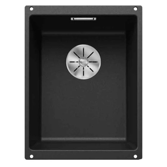 Chậu 1 hố âm bàn nhập khẩu Đức màu Anthracite KT 35x45cm Blanco Subline 320-U | 523406