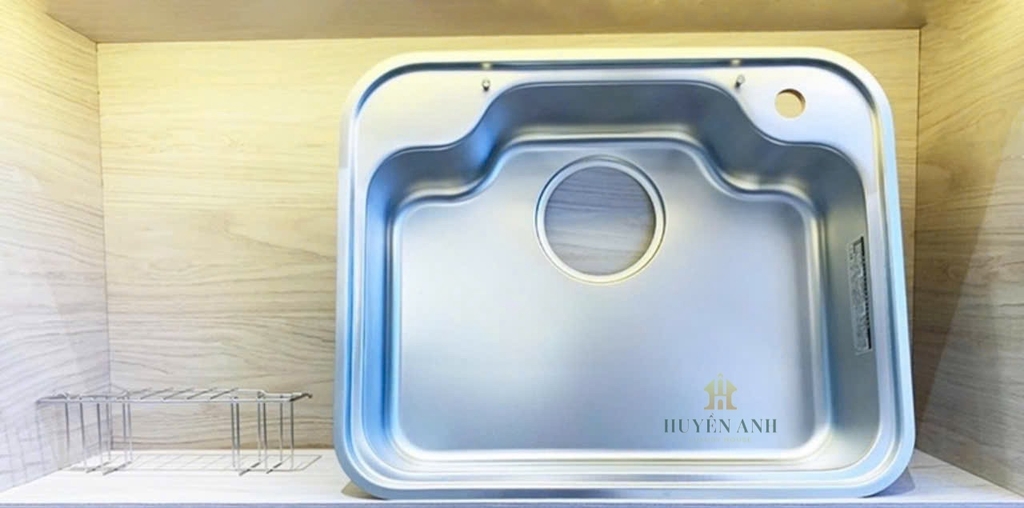 Chậu rửa bát 1 hố hạt sần nội địa Nhật Shigeru |  IK-K FS NE
