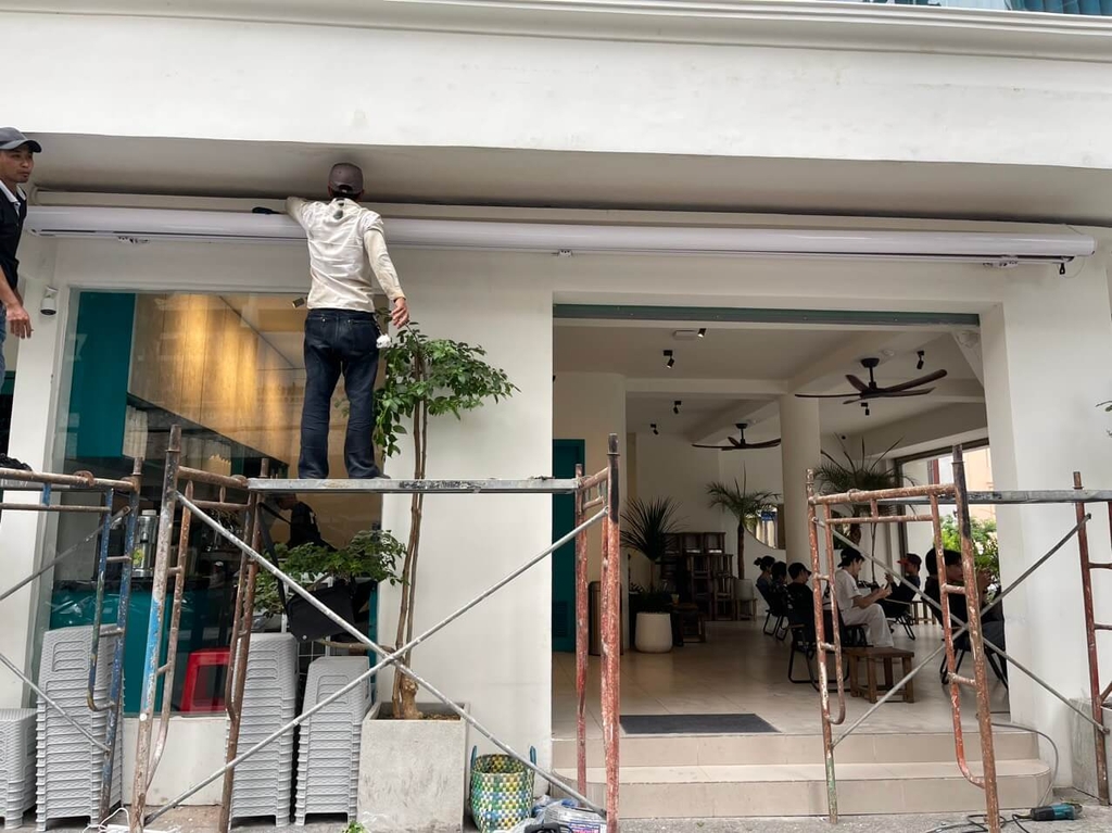 BÁO GIÁ MÁI HIÊN FULL BOX TFCA-04 ( NGANG 5.5M CHAY RA 2.5M)