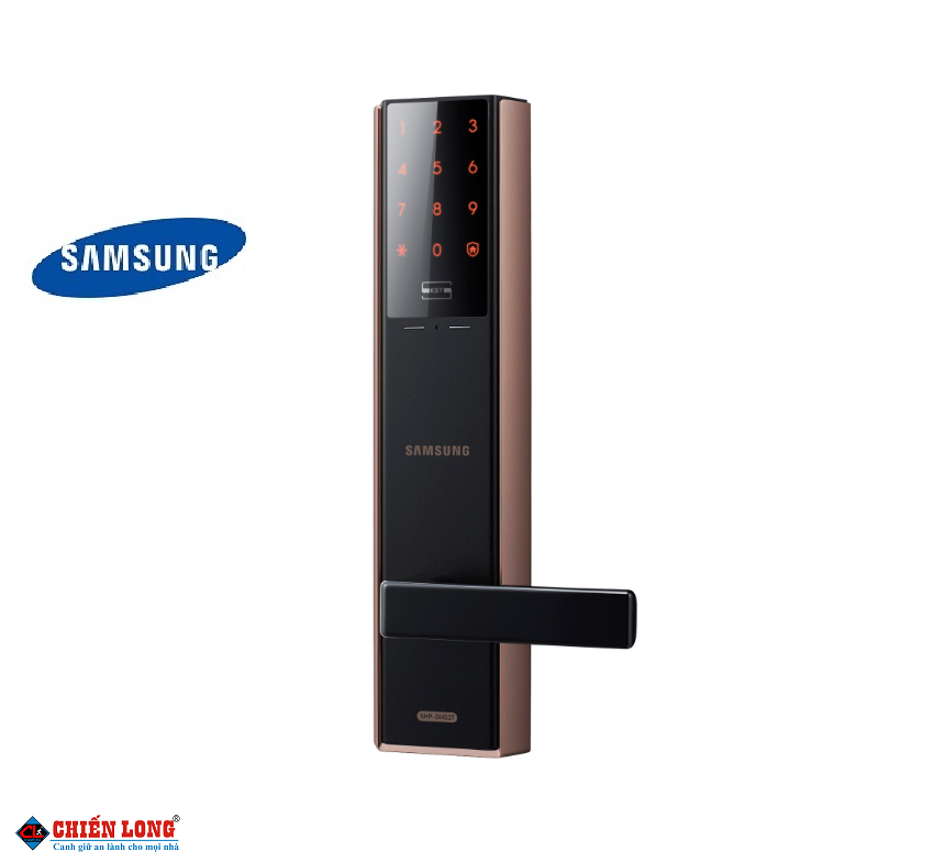 Khóa cửa điện tử SamSung SHP-DH537 Normal Mort (Dark brown)