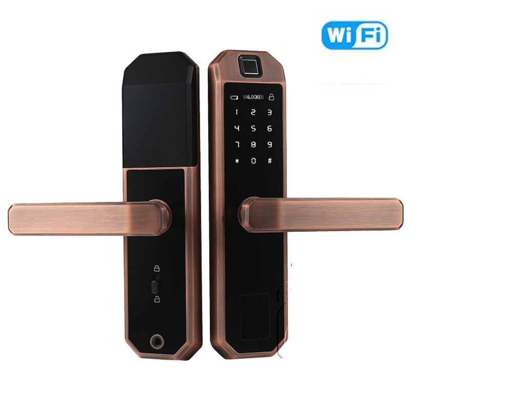 Khóa vân tay giá rẻ điều Khiển Qua App từ xa Smartdorlock CL-DL7D