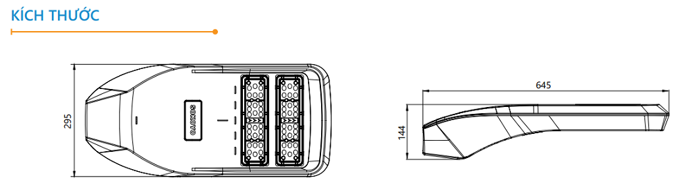 Đèn năng lượng mặt trời 120W Chuyên dùng đường phố SOKOYO KY-F-HX-003 (Split Type)