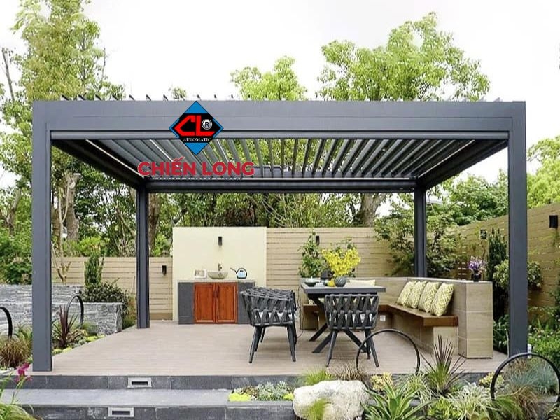 Tô điểm không gian sống với nhà chòi hợp kim nhôm mang phong cách châu Âu sang trọng