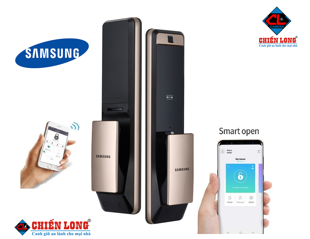 Khóa điện tử vân tay open Smartphone SamSung SHP-DP609