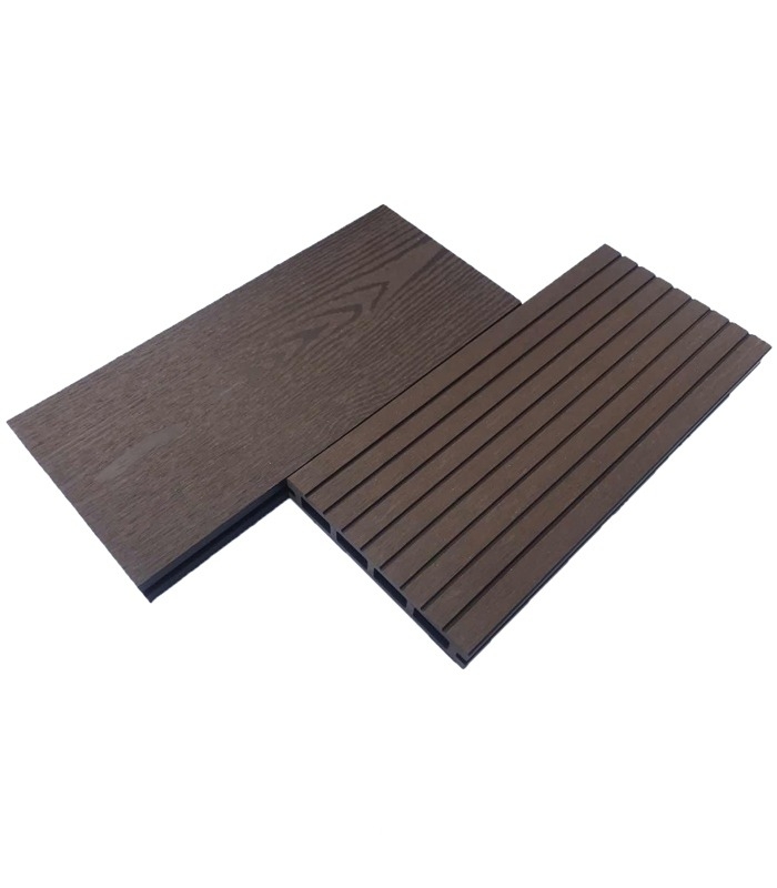 Tấm nhựa giả gỗ vật liệu lót sàn ngoài trời chống trơn trượt K140V25