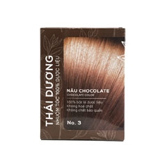 Nhuộm Tóc 100% Dược Liệu Thái Dương Nâu Chocolate