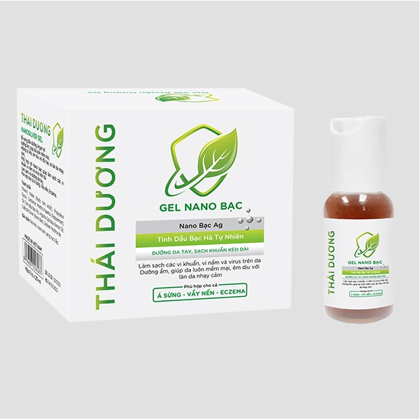 GEL NANO BẠC THÁI DƯƠNG ( hộp 6 lọ x 20ml )