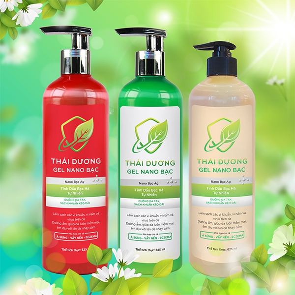 GEL NANO BẠC THÁI DƯƠNG 625ml
