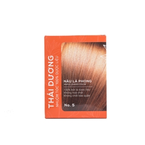 Nhuộm Tóc 100% Dược Liệu Thái Dương Nâu Lá Phong
