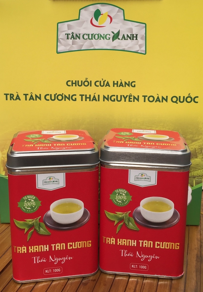 Hộp Trà Thái Nguyên QT01 - 100gram Hộp Đỏ