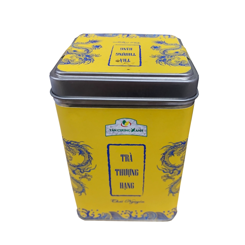 Hộp Trà Thái Nguyên QT15 - 100gram Hộp Rồng Vàng