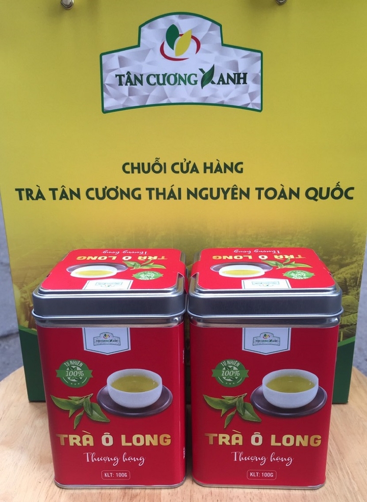 Hộp Trà Ô Long QT01 - 100gram Hộp Đỏ