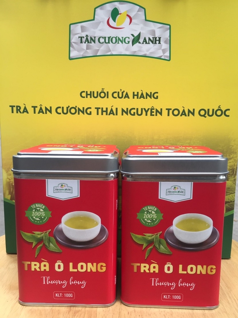 Hộp Trà Ô Long QT01 - 100gram Hộp Đỏ