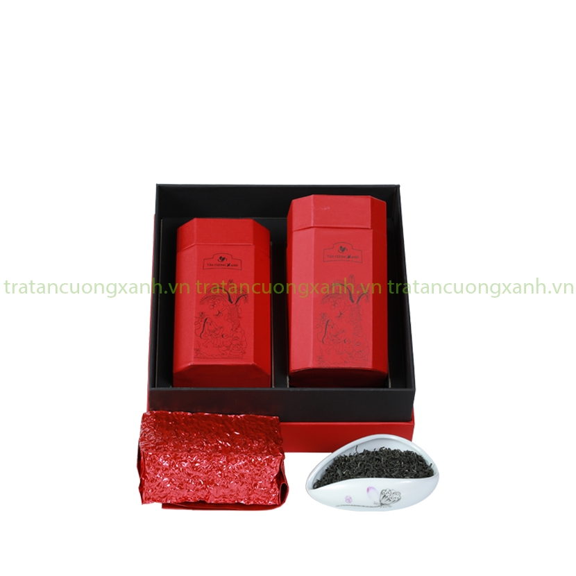 Trà Sen Ngọc Tỉnh Liên 200gram - Hộp Hứng Dừa