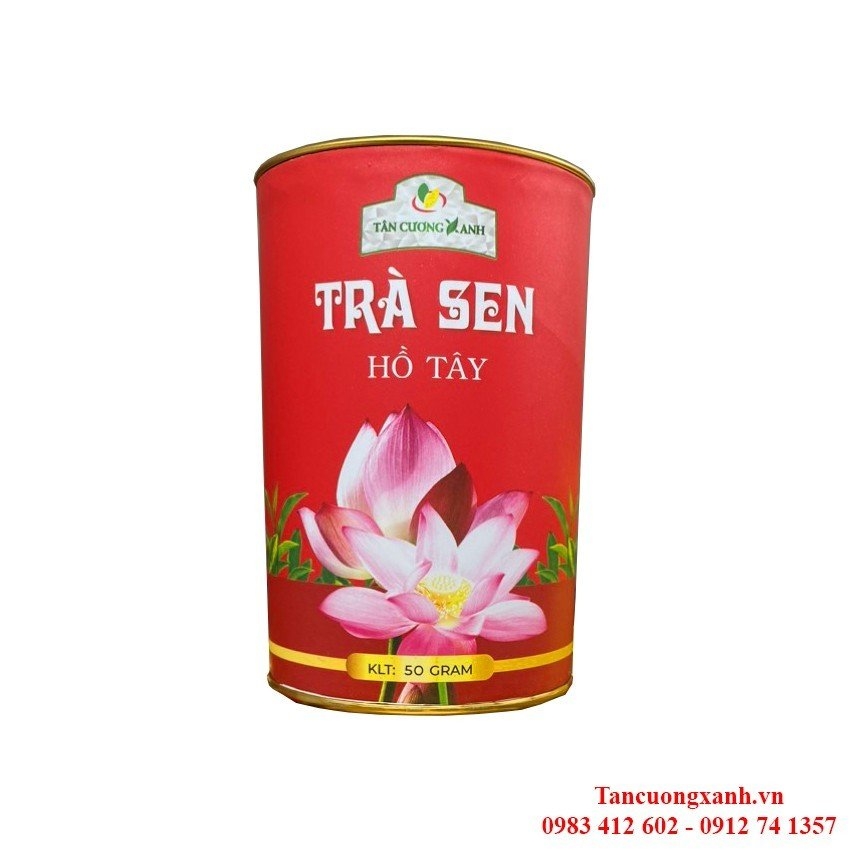 Hộp Trà Thái Nguyên Ướp Sen Tây Hồ TC10 - 50gram