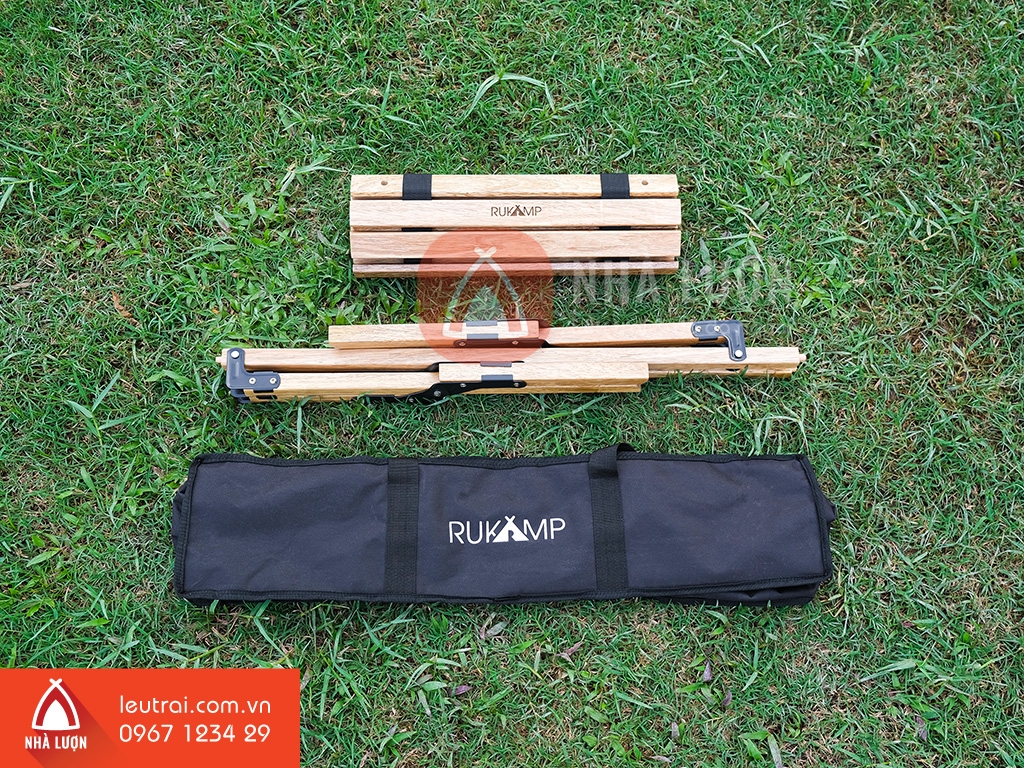Bàn gỗ cuộn dã ngoại RuKamp RK22B001