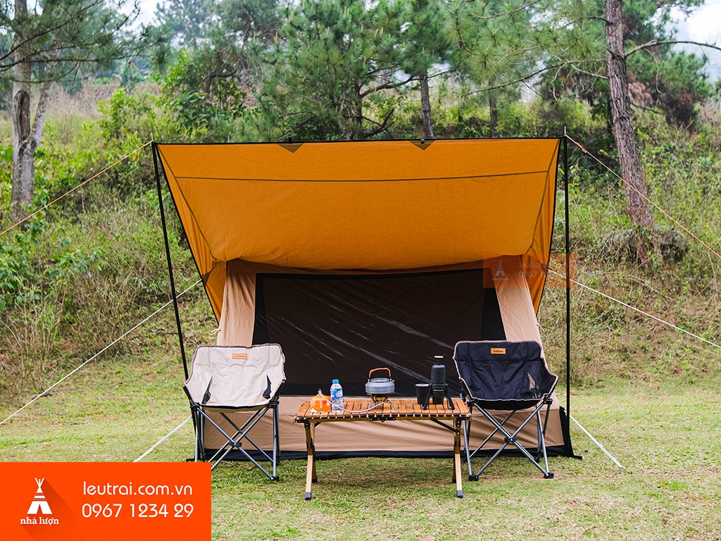 Lều cắm trại Glamping Vintage Home 4P-Vải TC cao cấp