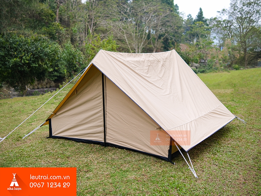 Lều cắm trại Glamping Vintage Home 4P-Vải TC cao cấp