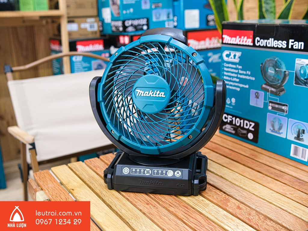 Quạt di động dùng pin 12V Makita CF101DZ (Có quay)