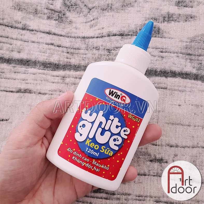 Keo sữa WINQ/ DELI dán giấy, làm thủ công
