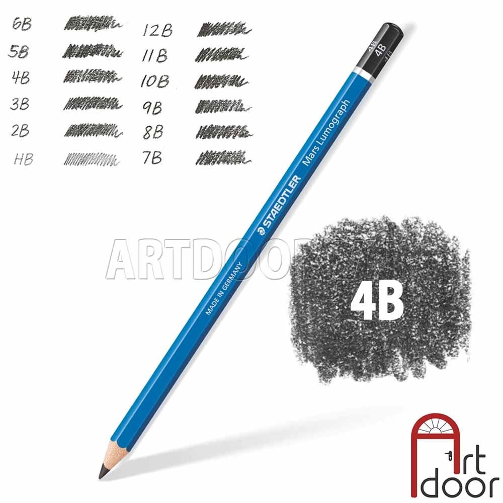 Bút chì phác thảo STAEDTLER Lumograph thân Xanh (cây lẻ)