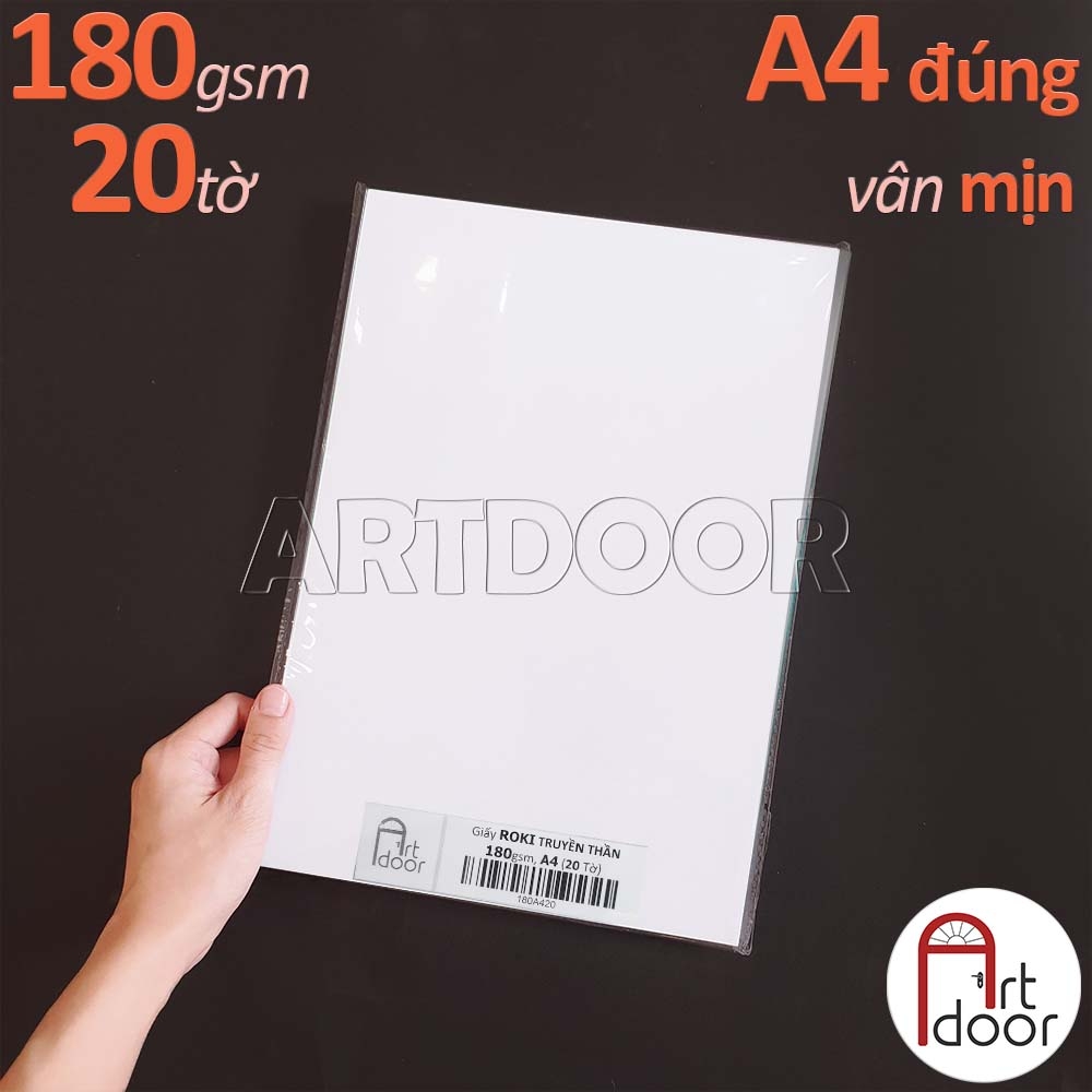 Giấy vẽ chì ROKI truyền thần, marker 180~250gsm (vân mịn)