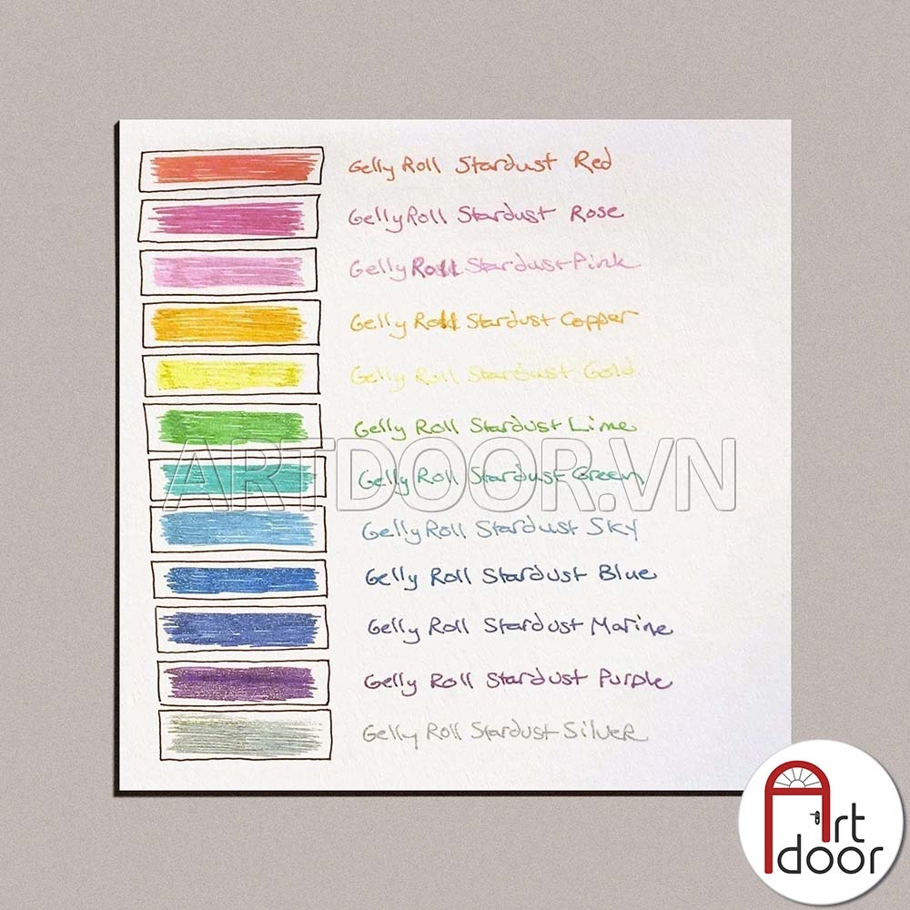 Bút màu Kim Tuyến SAKURA Stardust (nhiều màu)