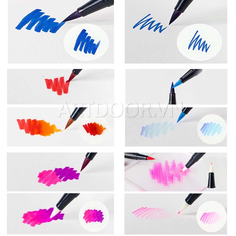 Bút màu đầu cọ TOMBOW ABT Dual Brush siêu mượt (full) - [xả kho]