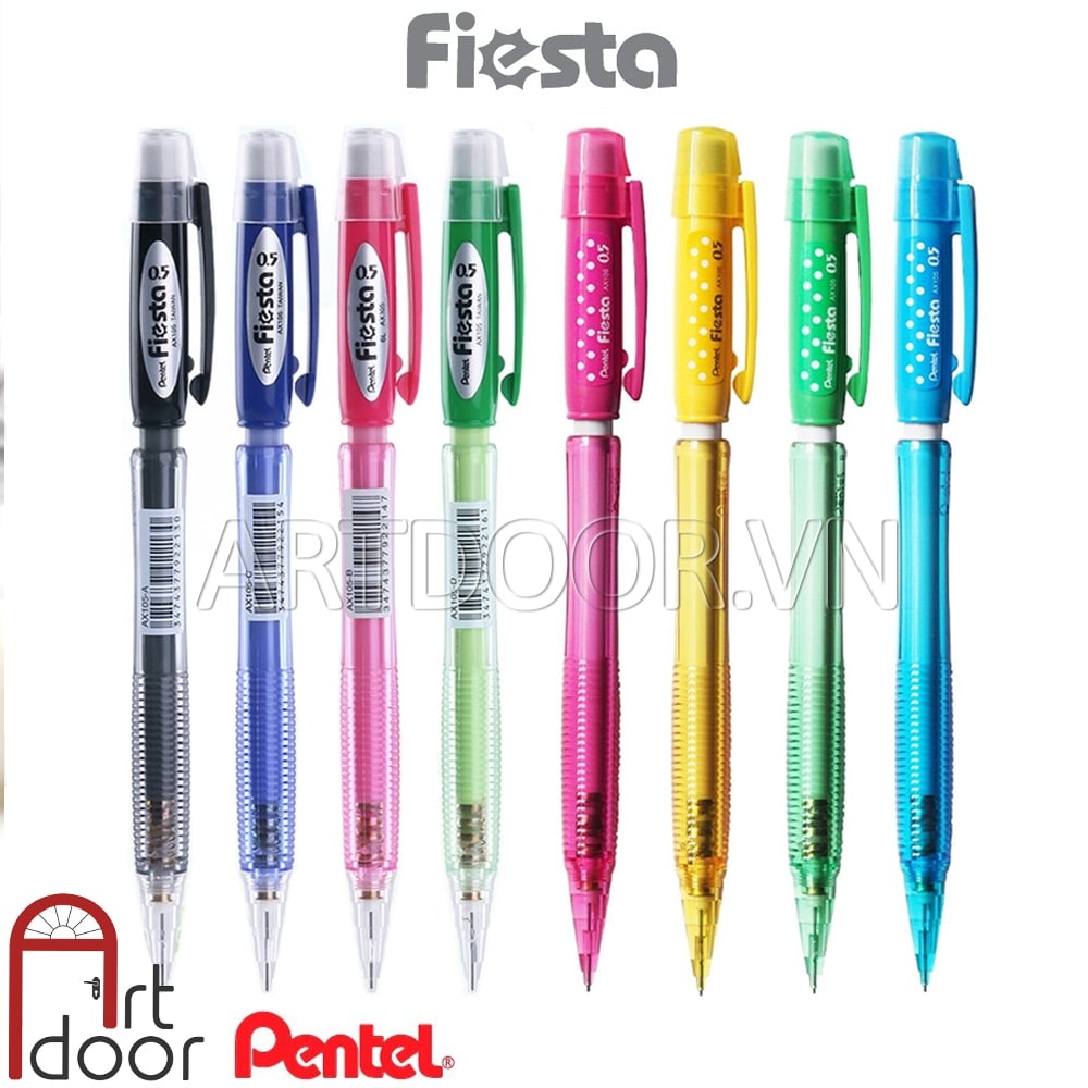 Bút chì bấm PENTEL Fiesta chính hãng AX105 (đầu 05) - [xả kho]