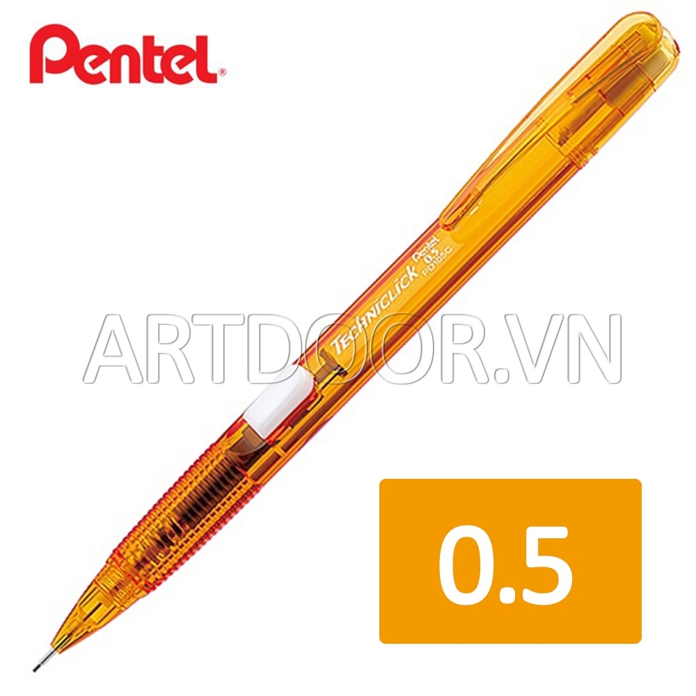 Bút chì bấm PENTEL Techniclick bấm cạnh chính hãng PD105 (đầu 05)