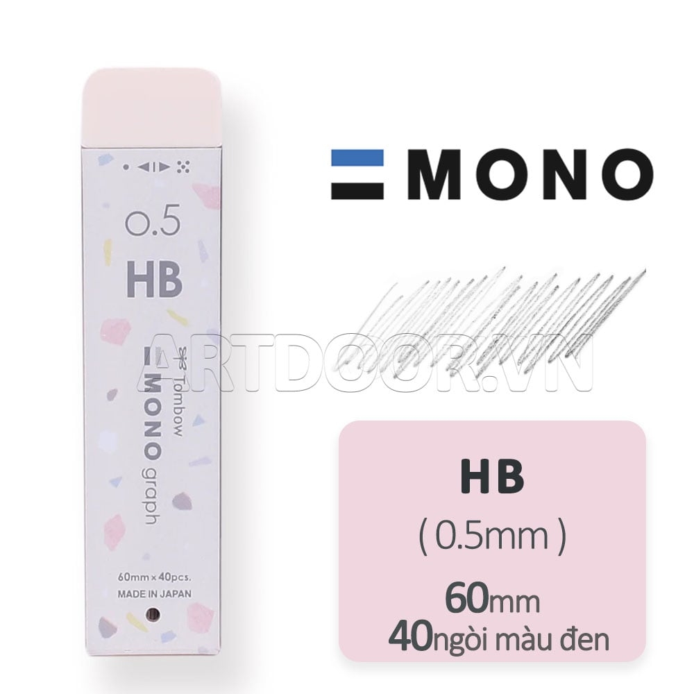 Bút chì bấm TOMBOW Mono Graph thân màu Limited (đầu 05)