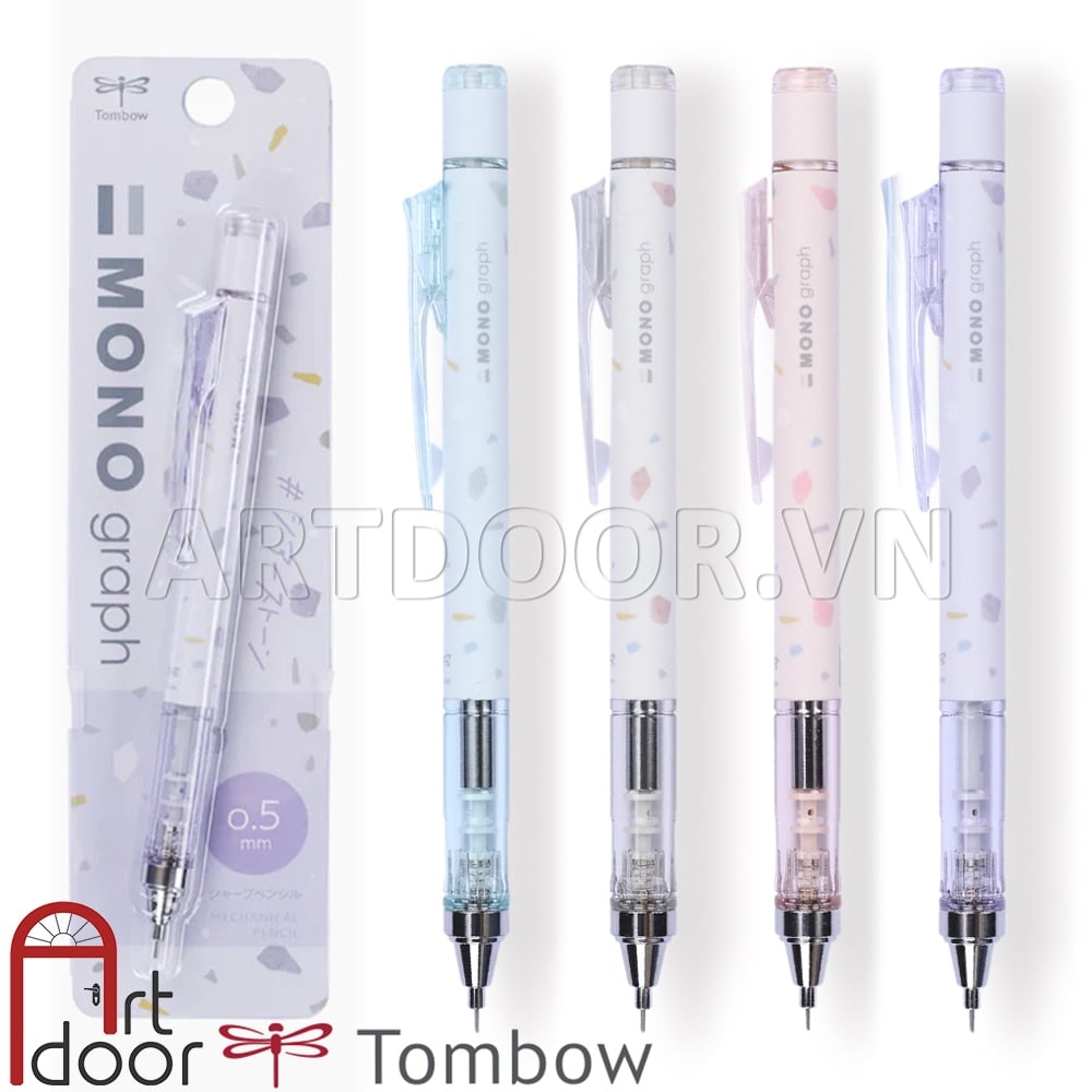 Bút chì bấm TOMBOW Mono Graph Terrazzo Limited (đầu 05)