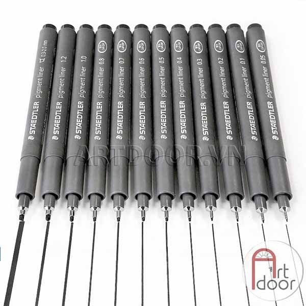 Bút line kháng nước Đen STAEDTLER Mars 308 (cây lẻ)