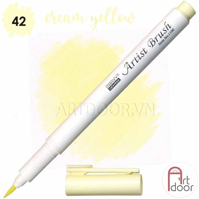 Bút màu đầu cọ MARVY Artist Brush (cây lẻ) - [xả kho]